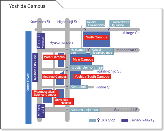 Map:Yoshida Campus
